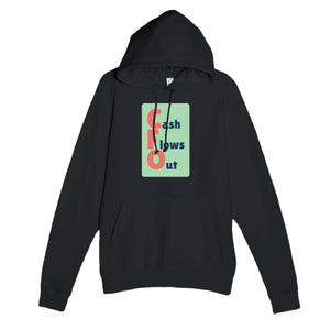 Cash Flows Out — funny black unisex hoodie