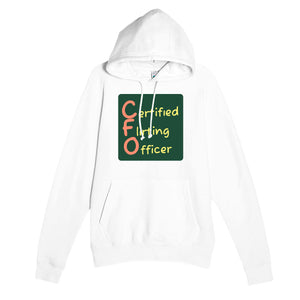 Certified Flirting Officer — funny white unisex hoodie