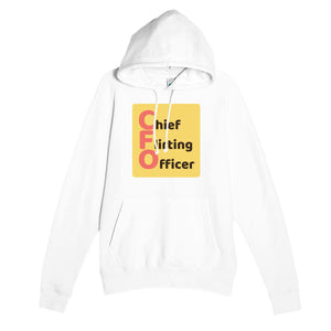 Chief Flirting Officer — funny white unisex hoodie