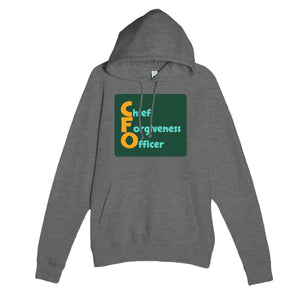 Chief Forgiveness Officer — funny graphite heather unisex hoodie