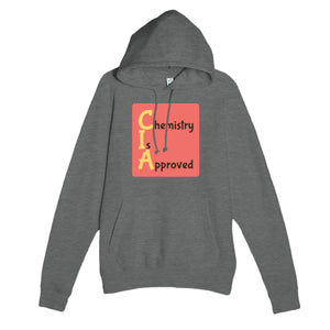 Chemistry Is Approved — funny graphite heather unisex hoodie