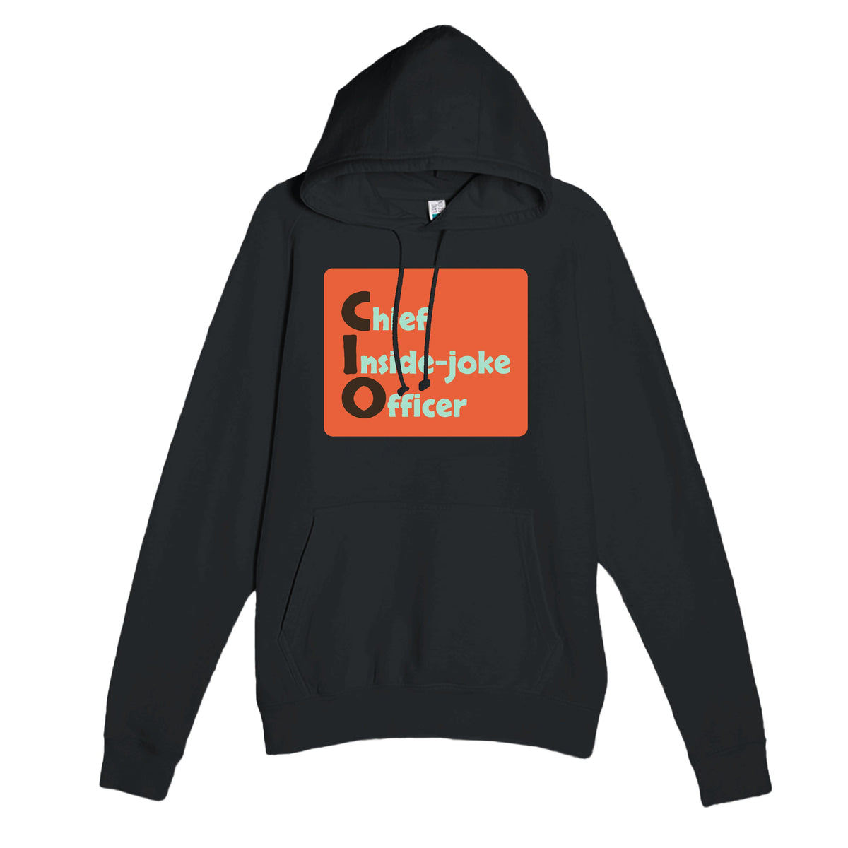 Chief Inside-joke Officer — funny black unisex hoodie