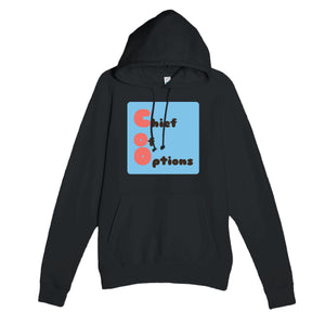 Chief of Options — funny black unisex hoodie