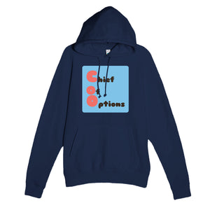 Chief of Options — funny navy unisex hoodie