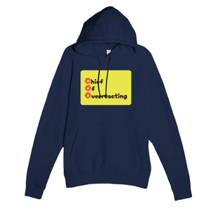Chief Of Overreacting — funny navy unisex hoodie