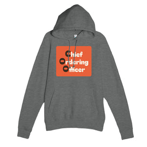 Chief Ordering Officer — funny graphite heather unisex hoodie
