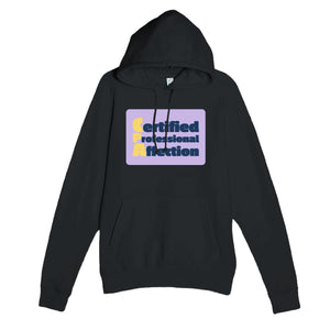 Certified Professional Affection — funny black unisex hoodie