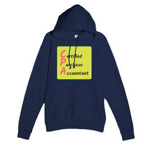 Certified Purchase Accountant — funny navy unisex hoodie