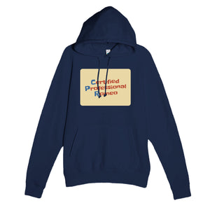 Certified Professional Romeo — funny navy unisex hoodie