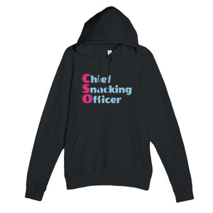 Chief Snacking Officer — funny black unisex hoodie