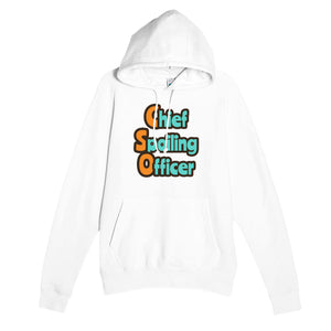Chief Spoiling Officer — funny white unisex hoodie
