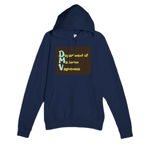 Department of Maximum Vagueness — funny navy unisex hoodie