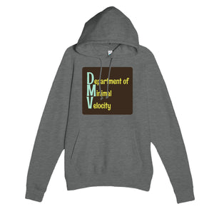 Department of Minimal Velocity — funny graphite heather unisex hoodie