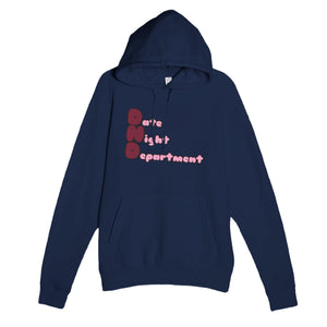 Date Night Department — funny navy unisex hoodie
