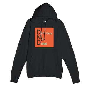 Definitely No Dates — funny black unisex hoodie