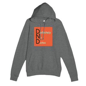 Definitely No Dates — funny graphite heather unisex hoodie