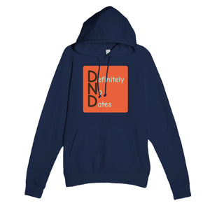 Definitely No Dates — funny navy unisex hoodie