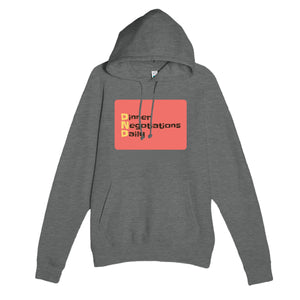 Dinner Negotiations Daily — funny graphite heather unisex hoodie
