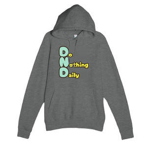 Do Nothing Daily — funny graphite heather unisex hoodie