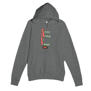 Every Bonus Is Taxed — funny graphite heather unisex hoodie