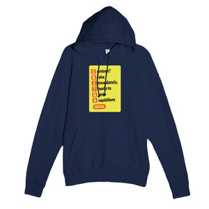 Earnings? Broke Immediately, Thanks to Dumb Acquisitions — funny navy unisex hoodie