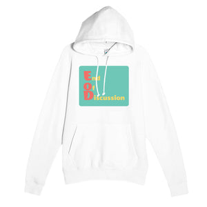 End of Discussion — funny white unisex hoodie