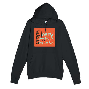 Every Paycheck Shrinks — funny black unisex hoodie