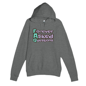 Forever Asked Questions — funny graphite heather unisex hoodie