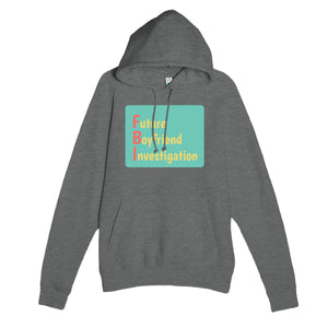 Future Boyfriend Investigation — funny graphite heather unisex hoodie