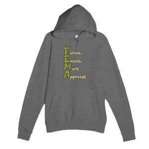 Forms, Emails, More Approval — funny graphite heather unisex hoodie