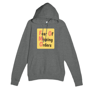 Fear Of Missing Orders — funny graphite heather unisex hoodie