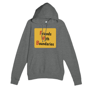 Friends With Boundaries — funny graphite heather unisex hoodie