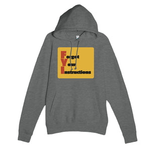 Forgot Your Instructions — funny graphite heather unisex hoodie