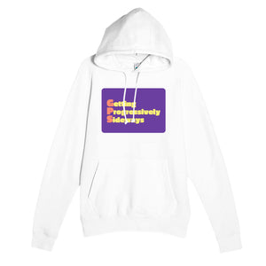 Getting Progressively Sideways — funny white unisex hoodie