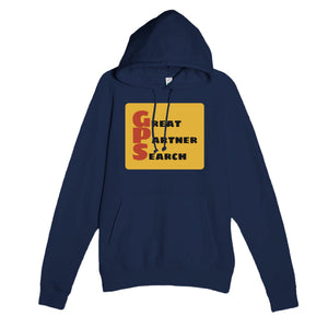 Great Partner Search — funny navy unisex hoodie