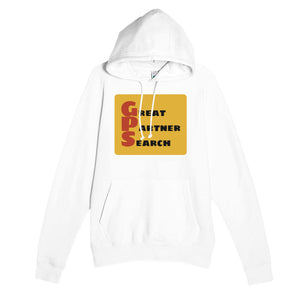Great Partner Search — funny white unisex hoodie