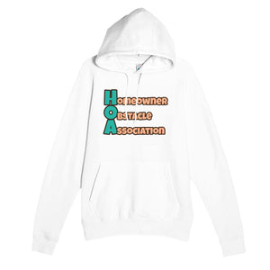 Homeowner Obstacle Association — funny white unisex hoodie