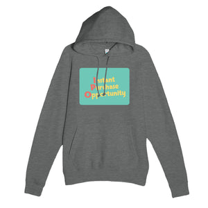 Instant Purchase Opportunity — funny graphite heather unisex hoodie