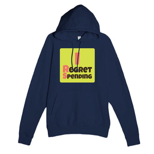 I Regret Spending — funny navy unisex hoodie