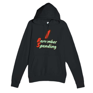 I Remember Spending — funny black unisex hoodie