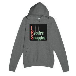 I Require Snuggles — funny graphite heather unisex hoodie