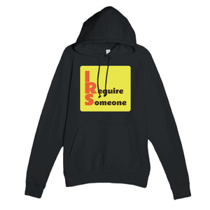 I Require Someone — funny black unisex hoodie