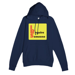 I Require Someone — funny navy unisex hoodie