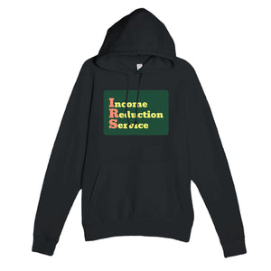 Income Reduction Service — funny black unisex hoodie