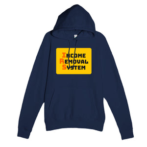 Income Removal System — funny navy unisex hoodie