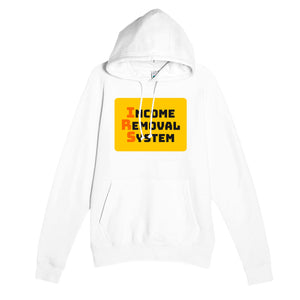 Income Removal System — funny white unisex hoodie