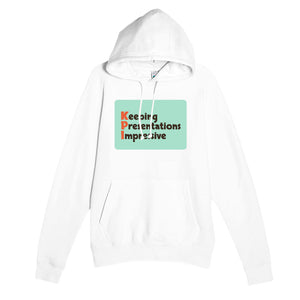 Keeping Presentations Impressive — funny white unisex hoodie