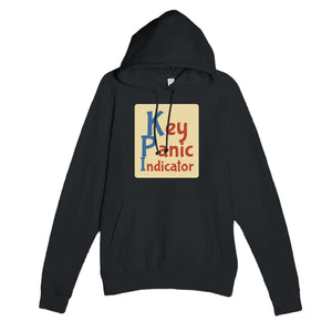 Key Panic Indicator — funny black unisex hoodie