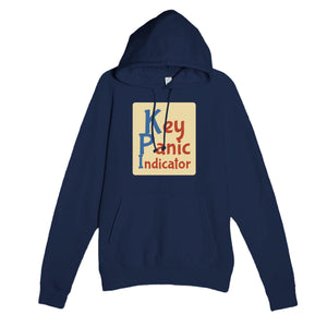 Key Panic Indicator — funny navy unisex hoodie