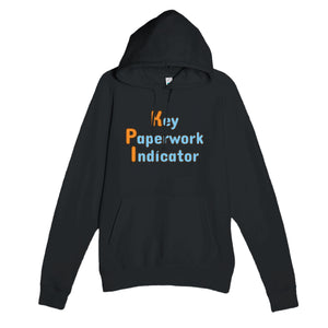 Key Paperwork Indicator — funny black unisex hoodie